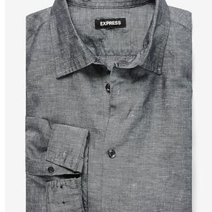 sz XS Green NWOT EXPRESS 1MX Extra Slim FIT TEXTURED MEN/'S DRESS SHIRT